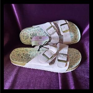 Pink Sandals - Girls Size 4/5